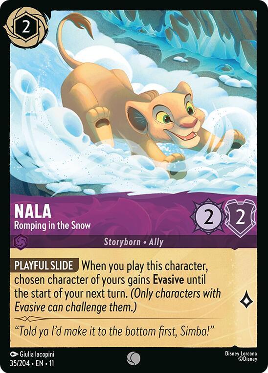 Nala - Romping in the Snow (35/204) [Winterspell] | Jack's On Queen