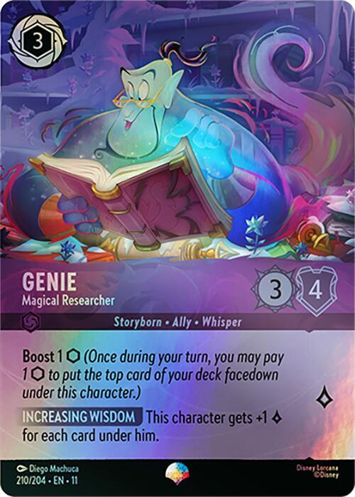 Genie - Magical Researcher (Epic) (210/204) [Winterspell] | Jack's On Queen