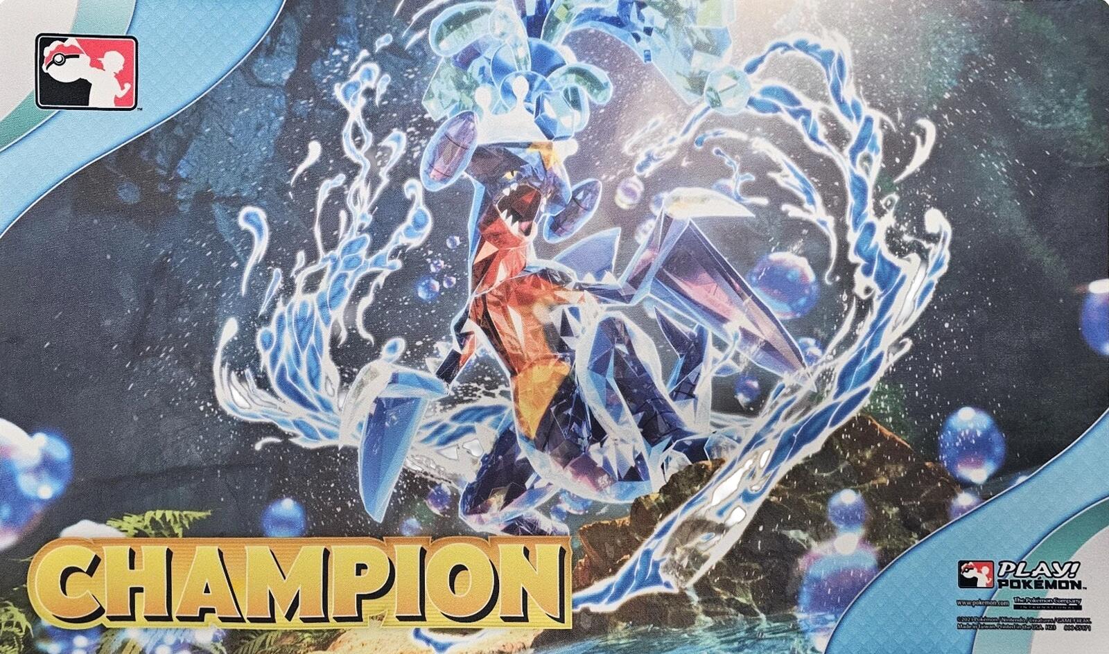 Playmat - Pokemon League Cup 2023 Tera Garchomp (Champion) | Jack's On Queen