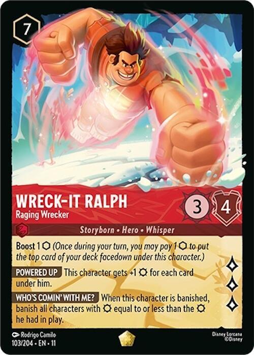 Wreck-It Ralph - Raging Wrecker (103/204) [Winterspell] | Jack's On Queen