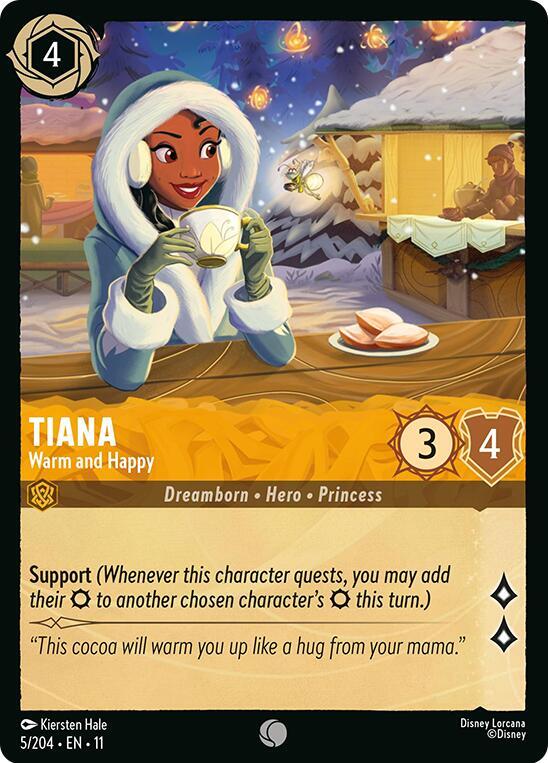 Tiana - Warm and Happy (5/204) [Winterspell] | Jack's On Queen