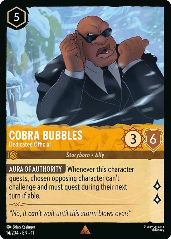 Cobra Bubbles - Dedicated Official (14/204) [Winterspell] | Jack's On Queen