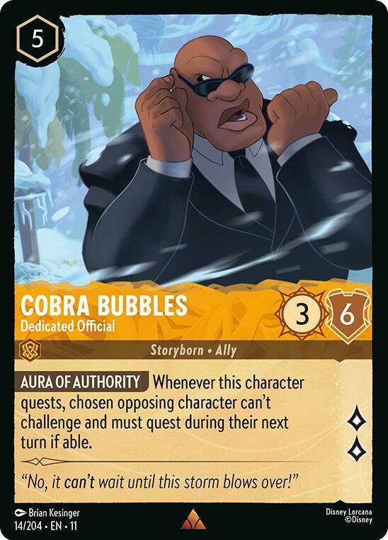 Cobra Bubbles - Dedicated Official (14/204) [Winterspell] | Jack's On Queen