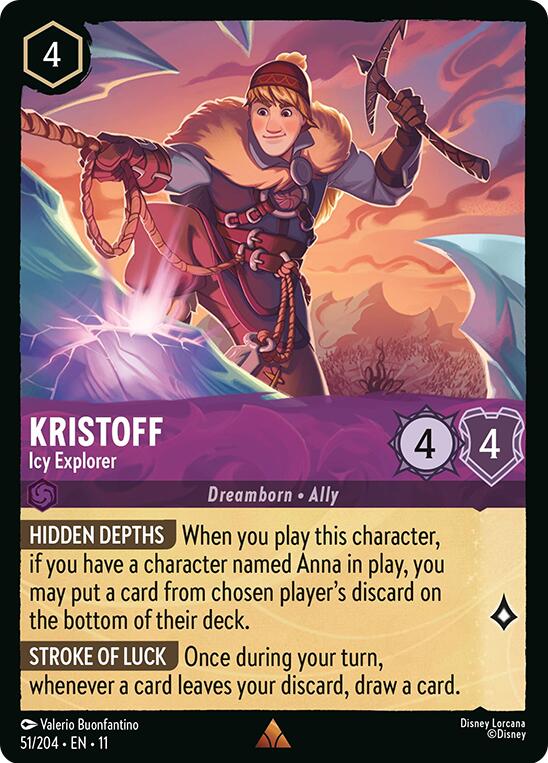 Kristoff - Icy Explorer (51/204) [Winterspell] | Jack's On Queen