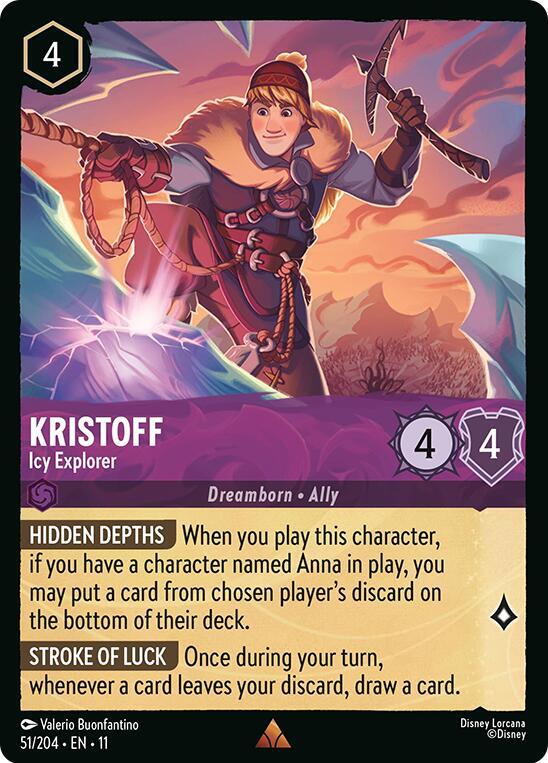 Kristoff - Icy Explorer (51/204) [Winterspell] | Jack's On Queen