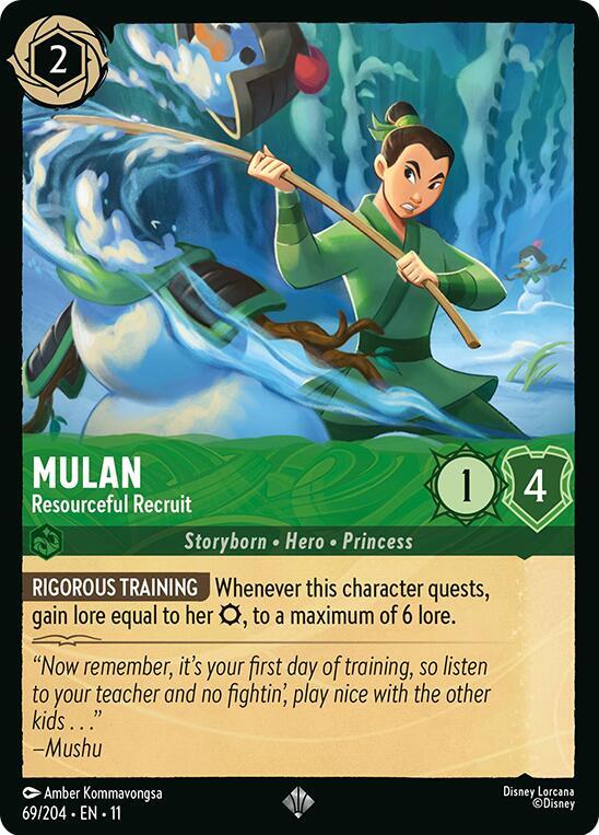 Mulan - Resourceful Recruit (69/204) [Winterspell] | Jack's On Queen