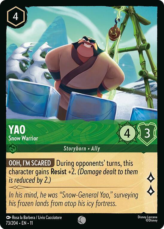 Yao - Snow Warrior (73/204) [Winterspell] | Jack's On Queen
