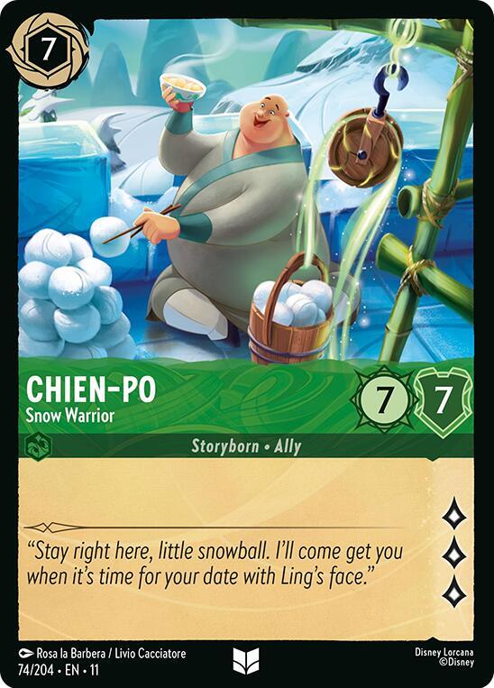 Chien-Po  - Snow Warrior (74/204) [Winterspell] | Jack's On Queen
