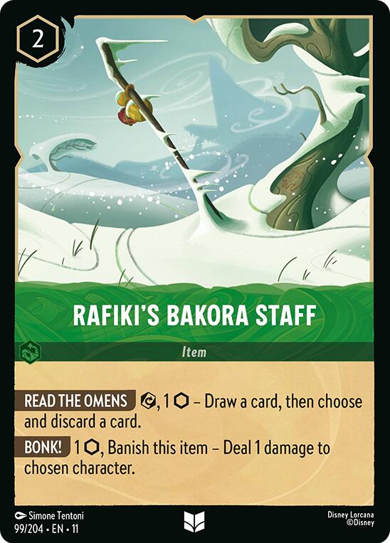 Rafiki's Bakora Staff (99/204) [Winterspell] | Jack's On Queen