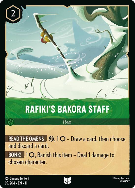 Rafiki's Bakora Staff (99/204) [Winterspell] | Jack's On Queen