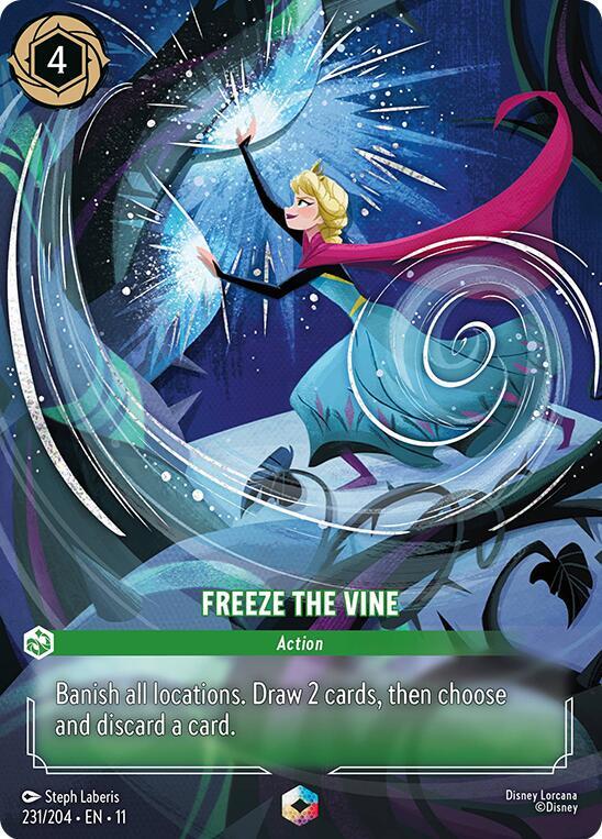 Freeze the Vine (Enchanted) (231/204) [Winterspell] | Jack's On Queen