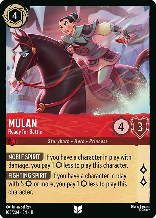 Mulan - Ready for Battle (108/204) [Winterspell] | Jack's On Queen
