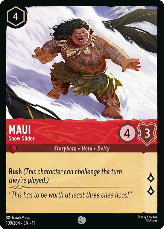 Maui - Snow Slider (109/204) [Winterspell] | Jack's On Queen