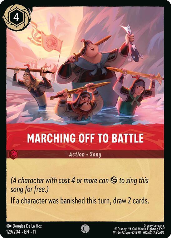 Marching Off to Battle (129/204) [Winterspell] | Jack's On Queen