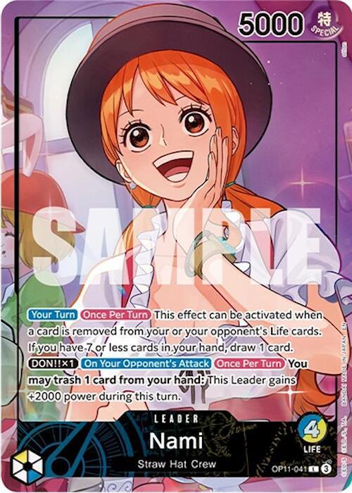 Nami (Whole Cake Island Arc) (OP11-041) [One Piece Promotion Cards] | Jack's On Queen