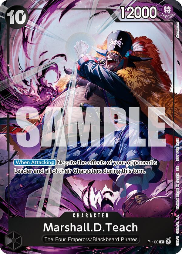 Marshall.D.Teach (Event Pack Vol. 8) (P-100) [One Piece Promotion Cards] | Jack's On Queen