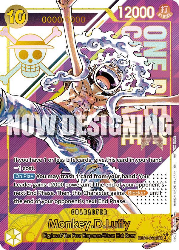 Monkey.D.Luffy - EB04-061 [Serial Number] (EB04-061) [One Piece Promotion Cards] | Jack's On Queen