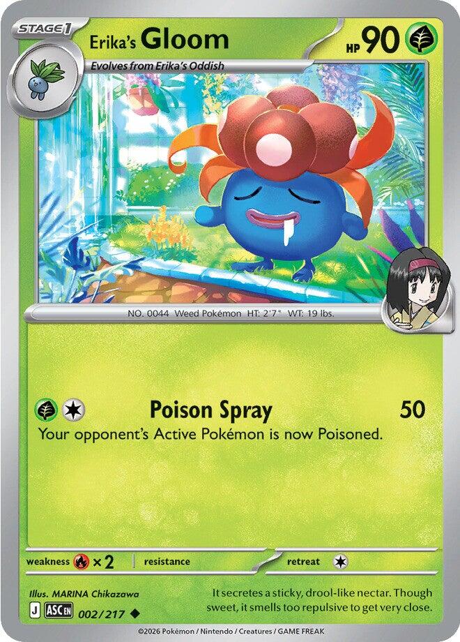 Erika's Gloom (002/217) [Mega Evolution: Ascended Heroes] | Jack's On Queen