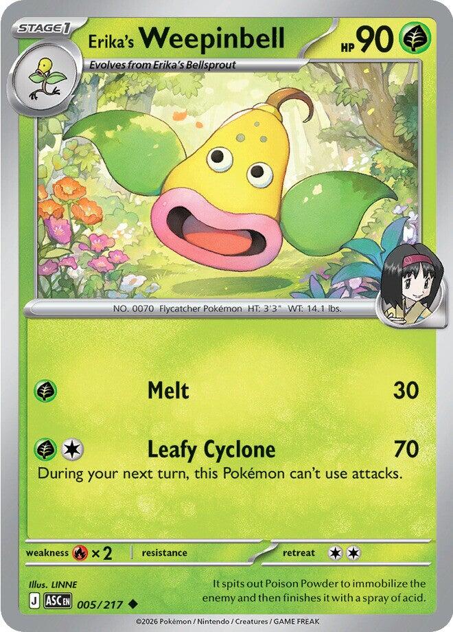 Erika's Weepinbell (005/217) [Mega Evolution: Ascended Heroes] | Jack's On Queen