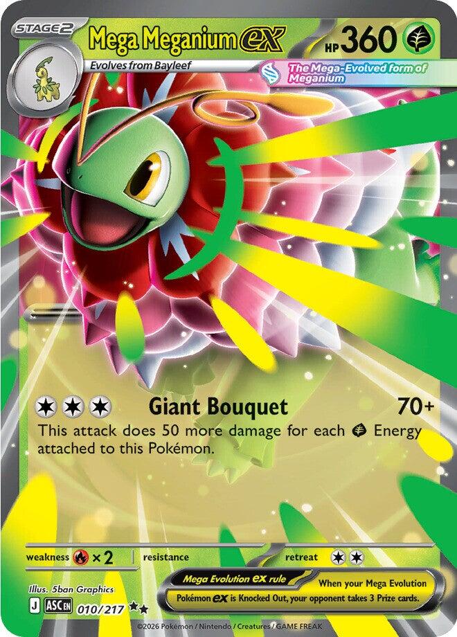 Mega Meganium ex (010/217) [Mega Evolution: Ascended Heroes] | Jack's On Queen