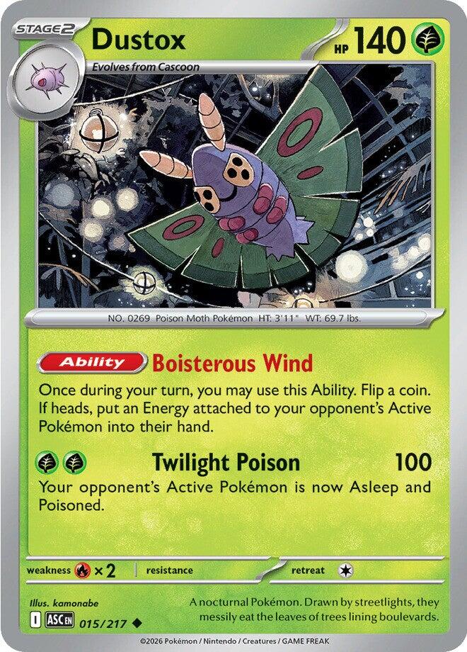 Dustox (015/217) [Mega Evolution: Ascended Heroes] | Jack's On Queen