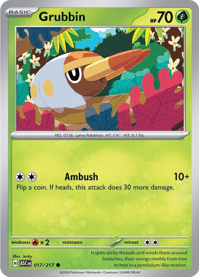 Grubbin (017/217) [Mega Evolution: Ascended Heroes] | Jack's On Queen