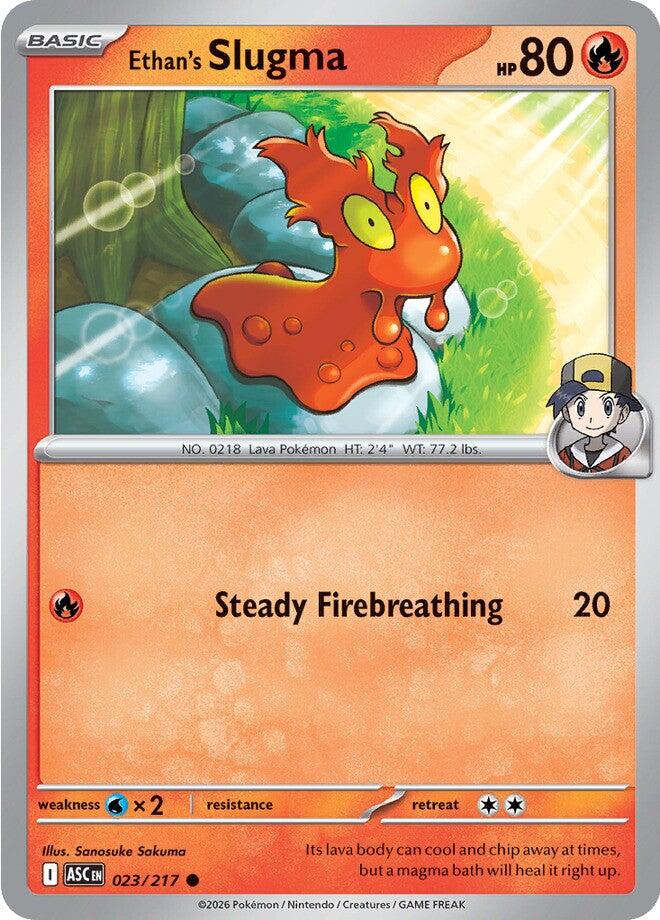 Ethan's Slugma (023/217) [Mega Evolution: Ascended Heroes] | Jack's On Queen