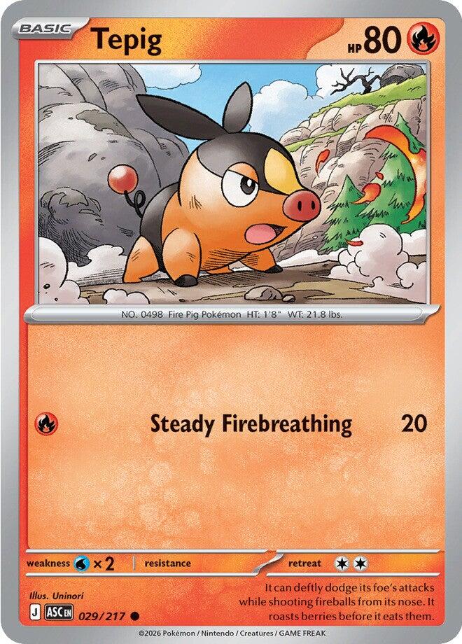 Tepig (029/217) [Mega Evolution: Ascended Heroes] | Jack's On Queen