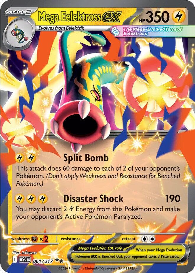 Mega Eelektross ex (061/217) [Mega Evolution: Ascended Heroes] | Jack's On Queen