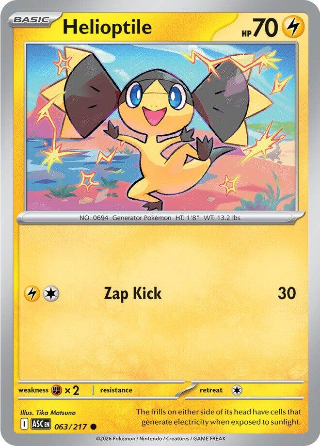 Helioptile (063/217) [Mega Evolution: Ascended Heroes] | Jack's On Queen
