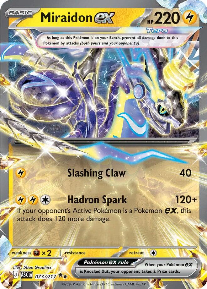 Miraidon ex (073/217) [Mega Evolution: Ascended Heroes] | Jack's On Queen