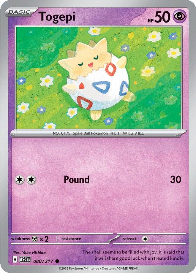 Togepi (080/217) [Mega Evolution: Ascended Heroes] | Jack's On Queen