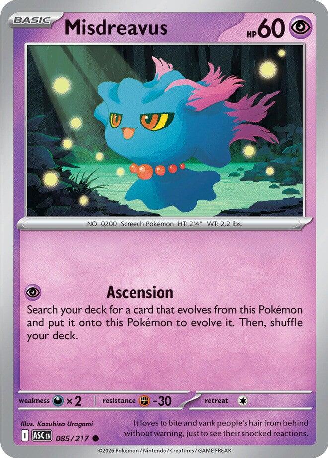 Misdreavus (085/217) [Mega Evolution: Ascended Heroes] | Jack's On Queen