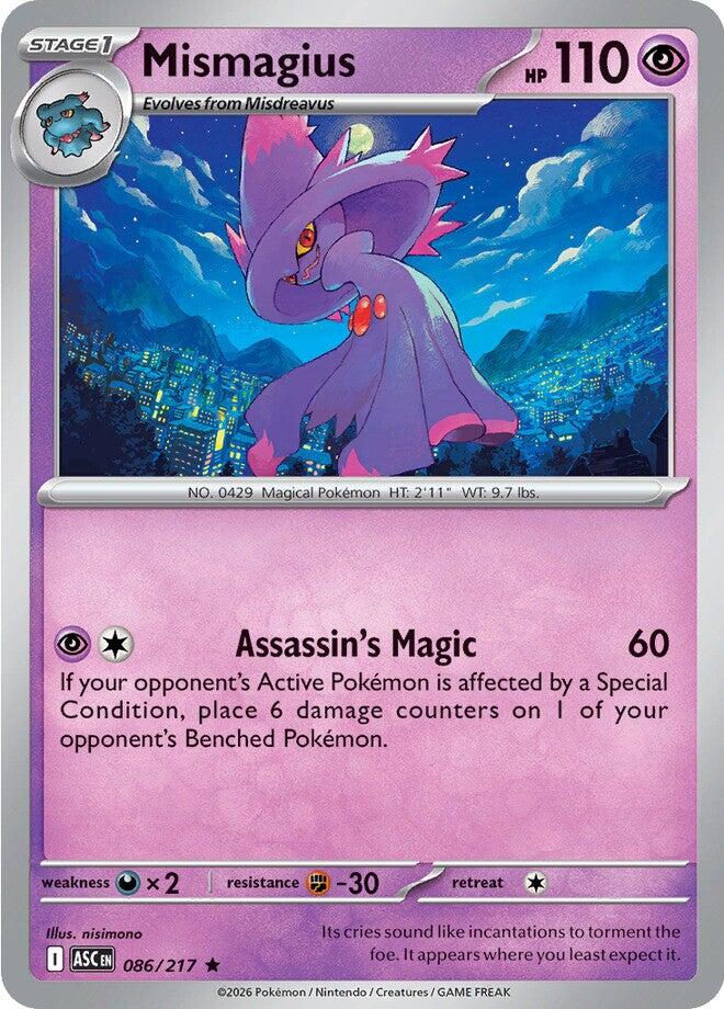 Mismagius (086/217) [Mega Evolution: Ascended Heroes] | Jack's On Queen