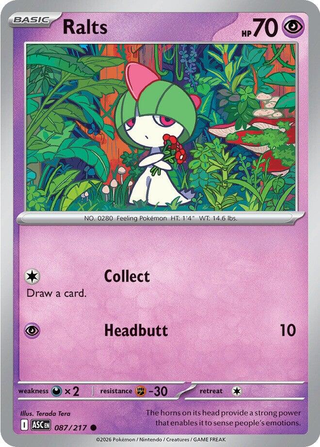 Ralts (087/217) [Mega Evolution: Ascended Heroes] | Jack's On Queen