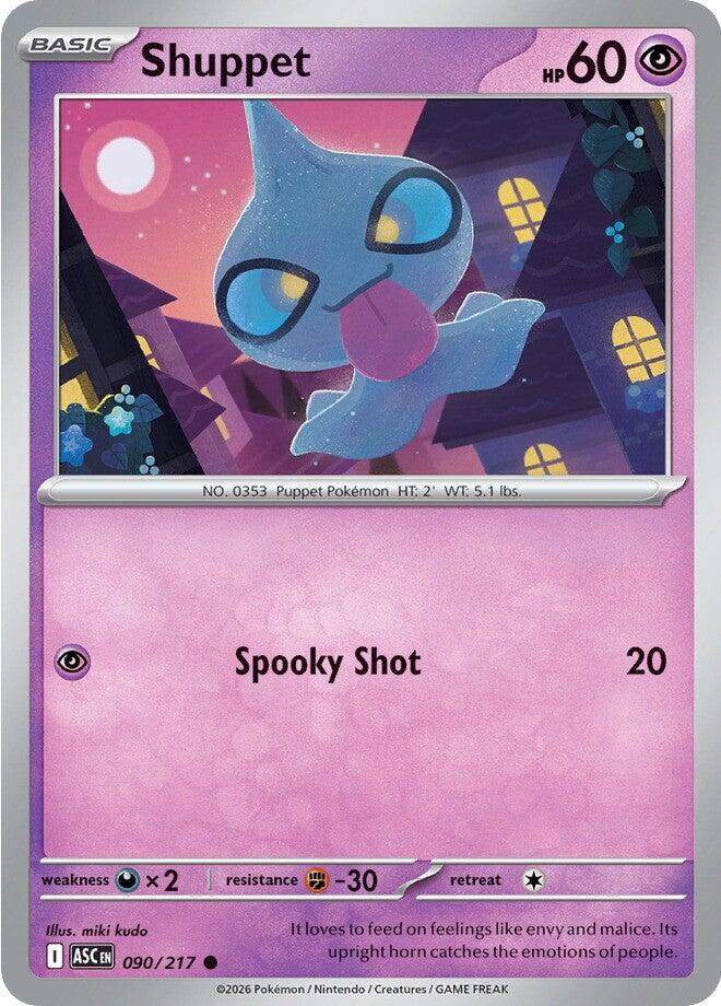 Shuppet (090/217) [Mega Evolution: Ascended Heroes] | Jack's On Queen