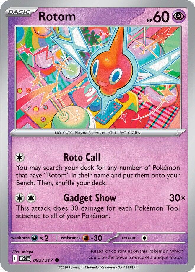 Rotom (092/217) [Mega Evolution: Ascended Heroes] | Jack's On Queen