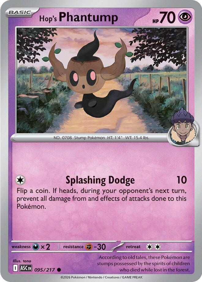 Hop's Phantump (095/217) [Mega Evolution: Ascended Heroes] | Jack's On Queen