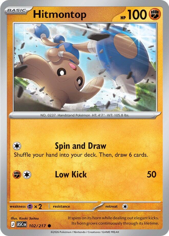 Hitmontop (102/217) [Mega Evolution: Ascended Heroes] | Jack's On Queen