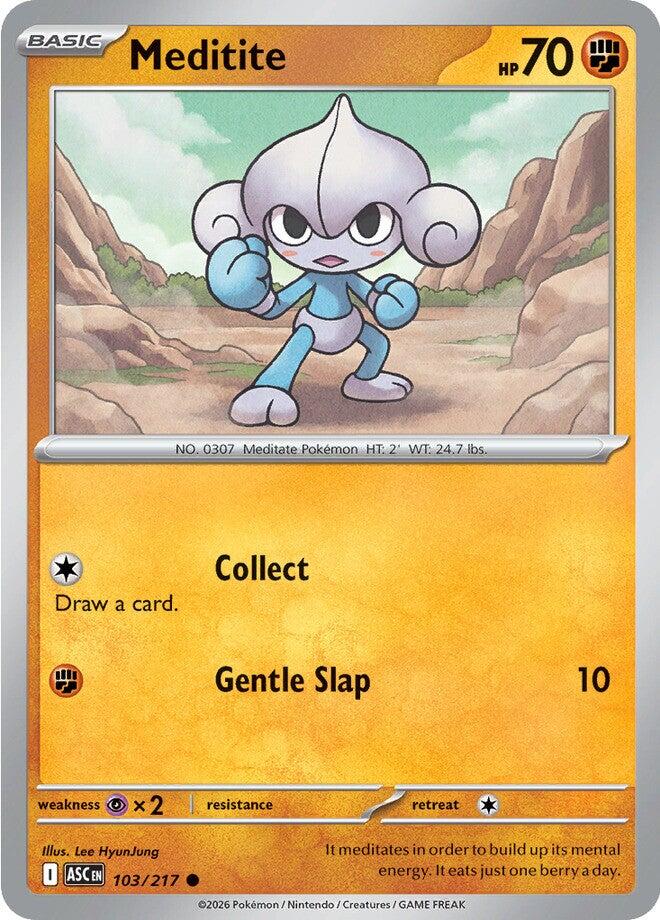 Meditite (103/217) [Mega Evolution: Ascended Heroes] | Jack's On Queen