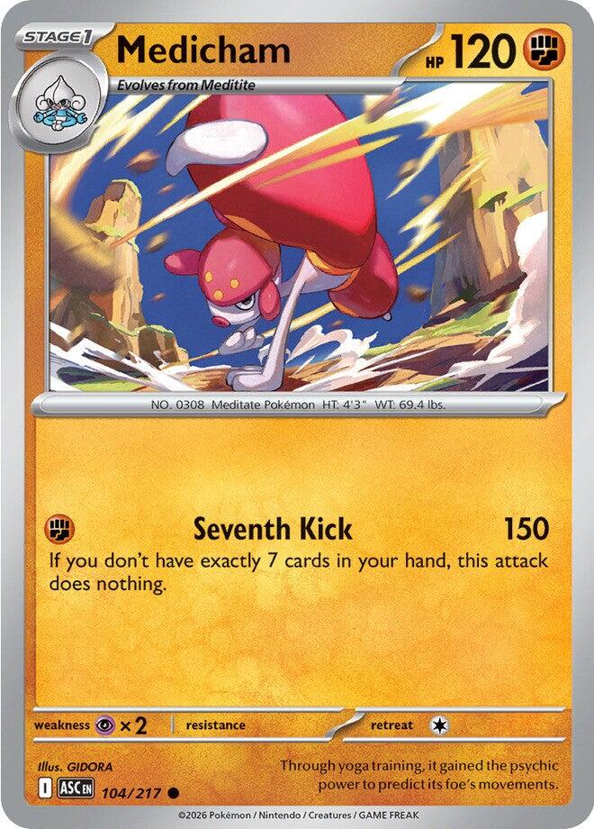 Medicham (104/217) [Mega Evolution: Ascended Heroes] | Jack's On Queen