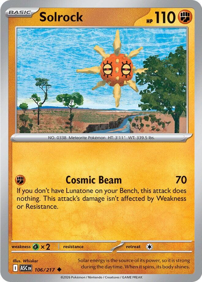 Solrock (106/217) [Mega Evolution: Ascended Heroes] | Jack's On Queen