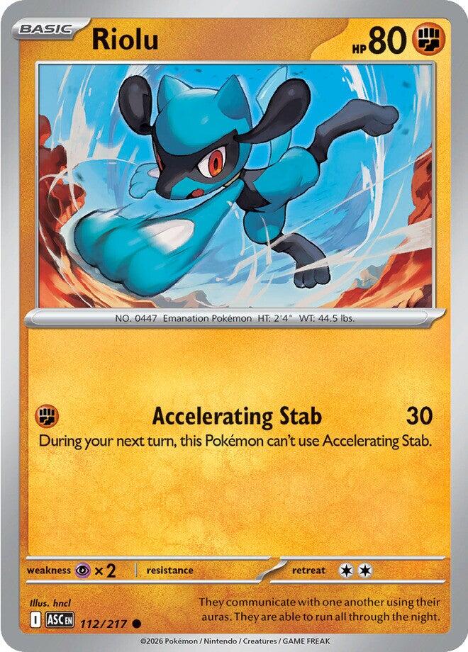 Riolu (112/217) [Mega Evolution: Ascended Heroes] | Jack's On Queen