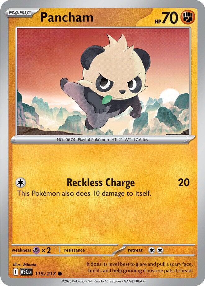 Pancham (115/217) [Mega Evolution: Ascended Heroes] | Jack's On Queen