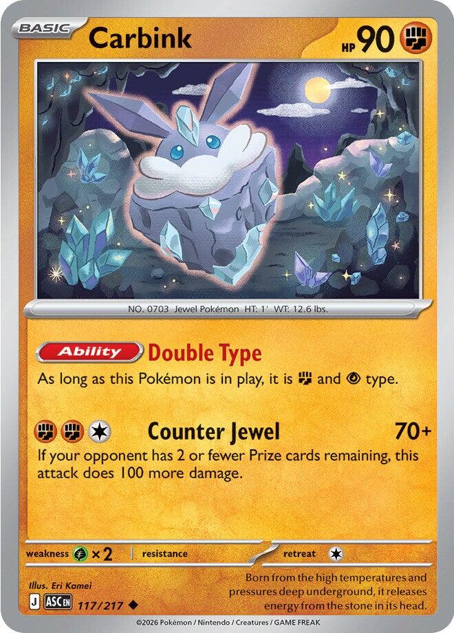 Carbink (117/217) [Mega Evolution: Ascended Heroes] | Jack's On Queen