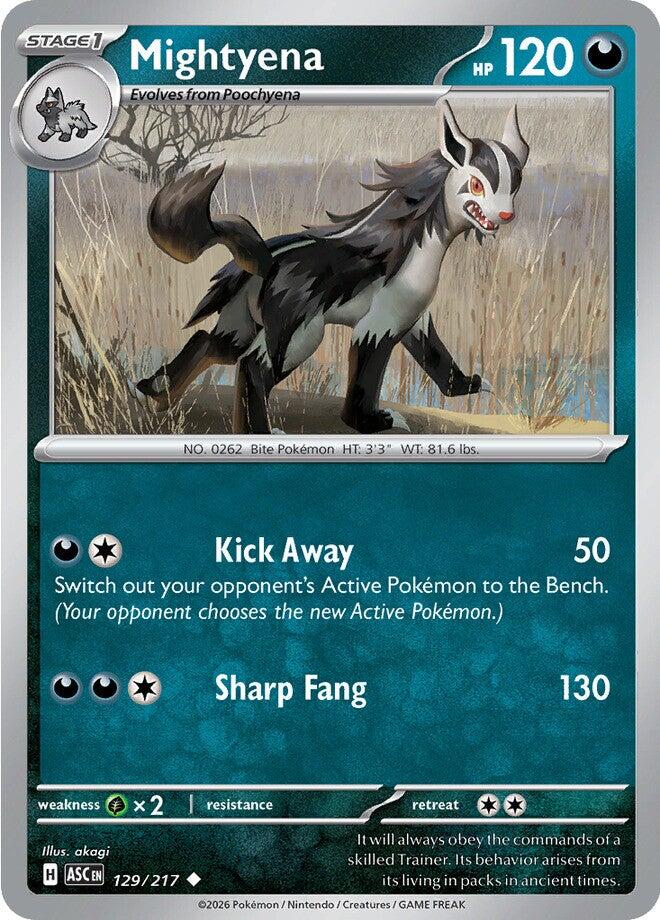 Mightyena (129/217) [Mega Evolution: Ascended Heroes] | Jack's On Queen