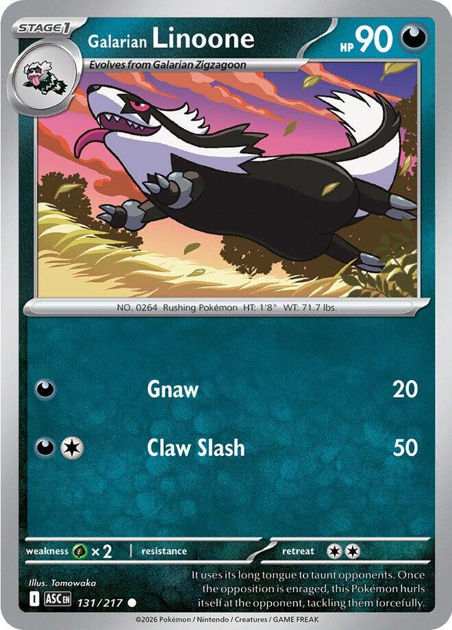 Galarian Linoone (131/217) [Mega Evolution: Ascended Heroes] | Jack's On Queen