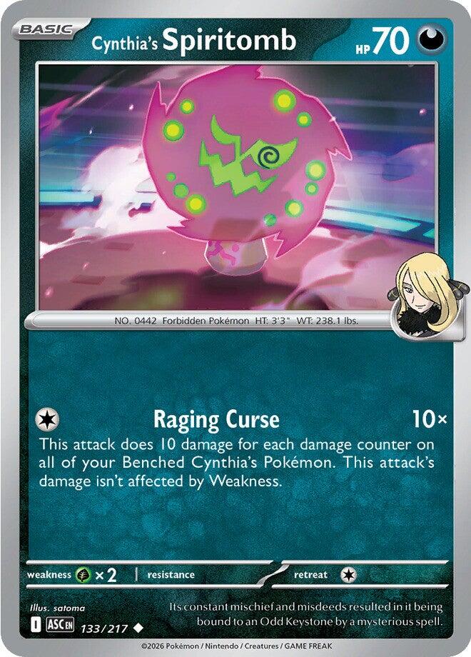 Cynthia's Spiritomb (133/217) [Mega Evolution: Ascended Heroes] | Jack's On Queen
