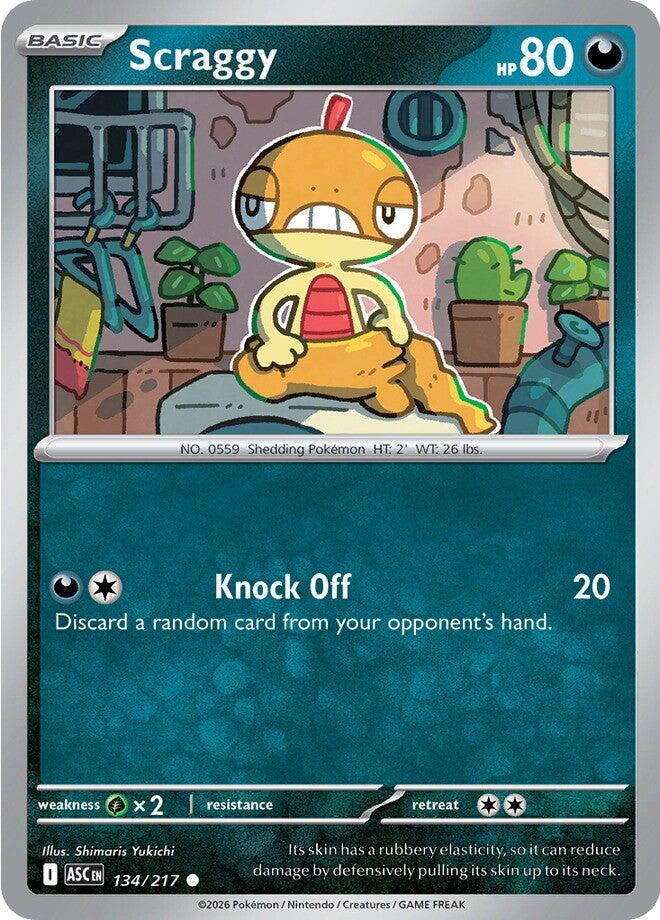 Scraggy (134/217) [Mega Evolution: Ascended Heroes] | Jack's On Queen