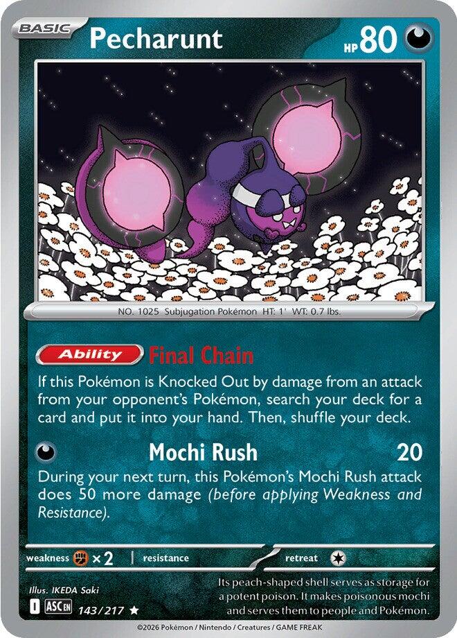Pecharunt (143/217) [Mega Evolution: Ascended Heroes] | Jack's On Queen